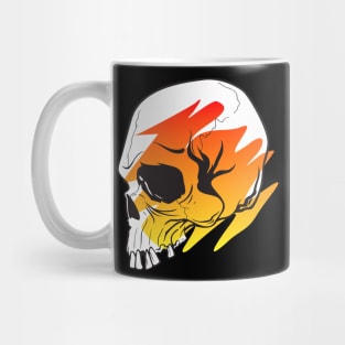 Skull Swoosh Fire Gradient Mug